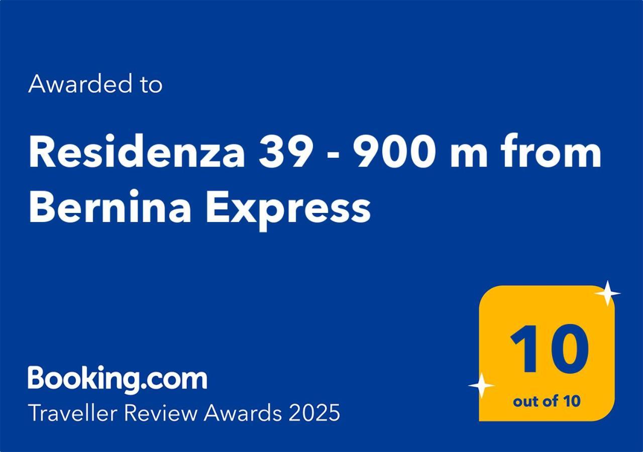 Residenza 39 - 900 M To Bernina Express Apartman Tirano Kültér fotó