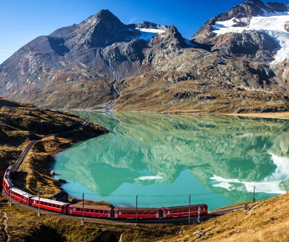 Residenza 39 - 900 M To Bernina Express Apartman Tirano Kültér fotó